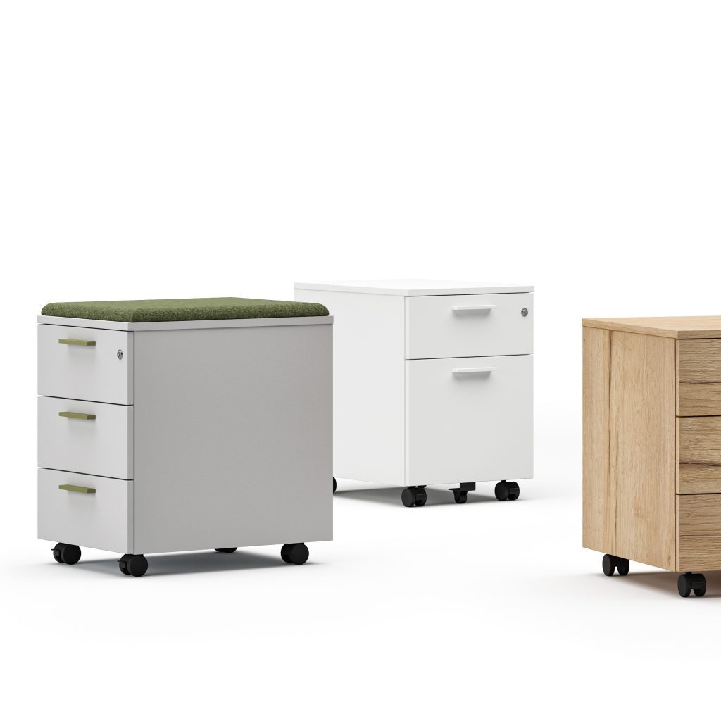 Caisson 3 tiroirs à roulettes | EKO