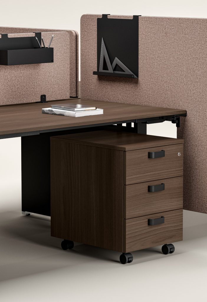 Caisson 3 tiroirs à roulettes | EKO