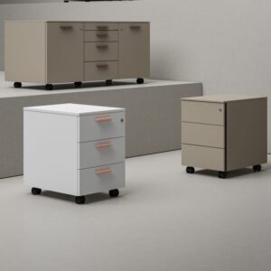 Caisson 3 tiroirs à roulettes | EKO