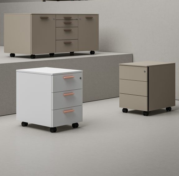 Caisson 3 tiroirs à roulettes | EKO