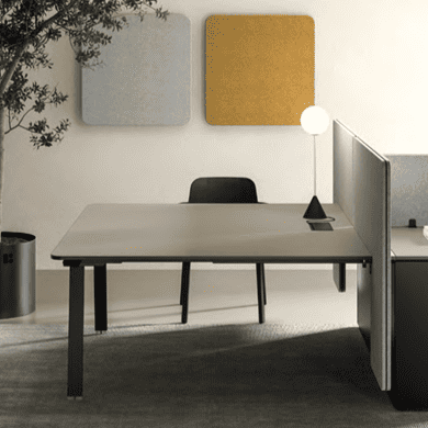 Bureau aux bords arrondis | TAKE OFF EVO