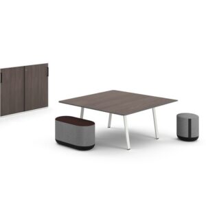 Bureau aux bords arrondis | TAKE OFF EVO