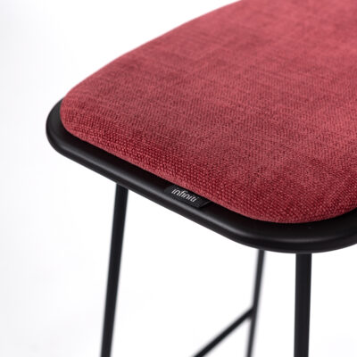 Tabouret haut assise rembourrée | KLEJN