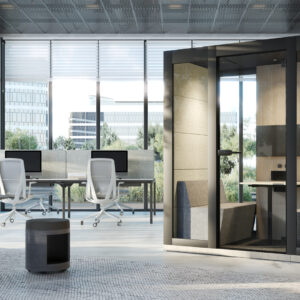 Cabine acoustique 2 personnes mélamine | SILENT ROOM M