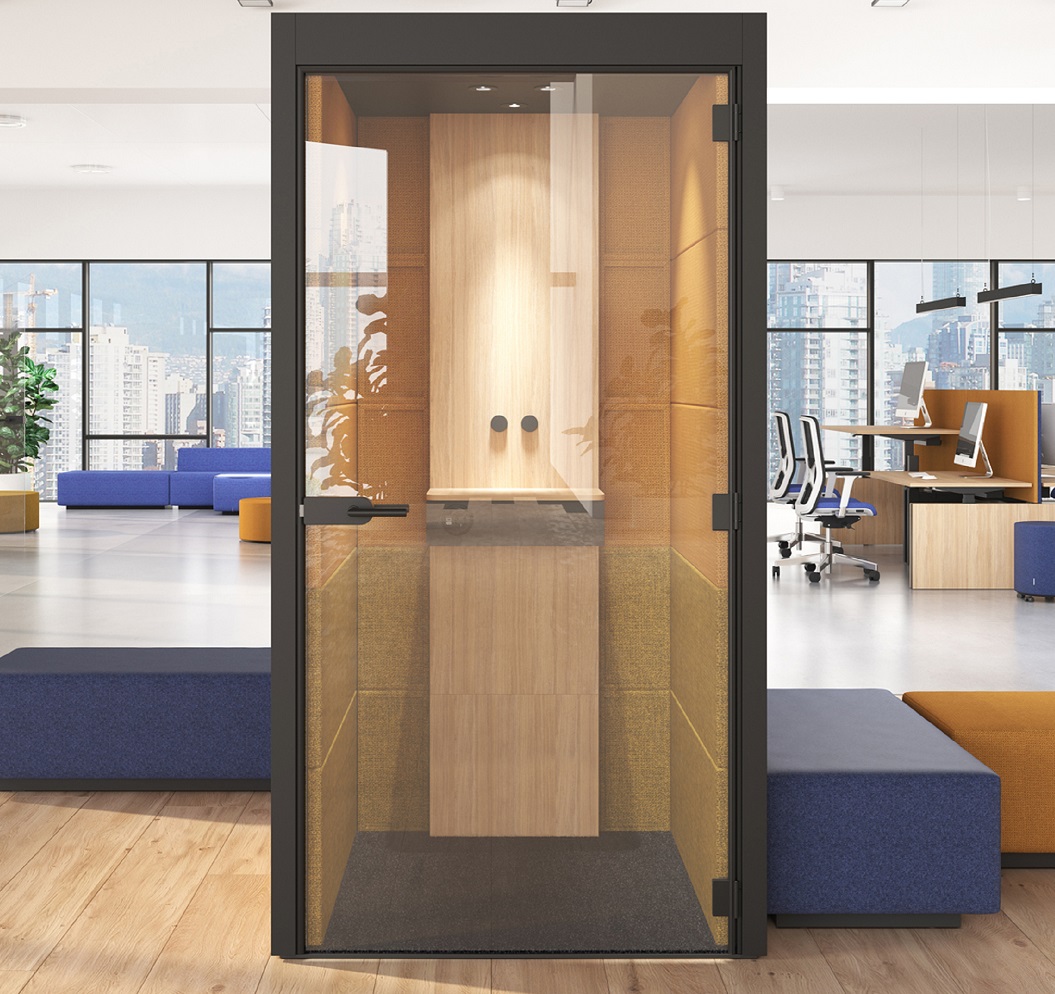 Cabine acoustique 1 personne mélamine | SILENT ROOM S