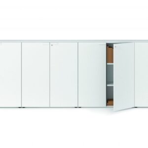 Armoires avec étagères et portes battantes | ABA