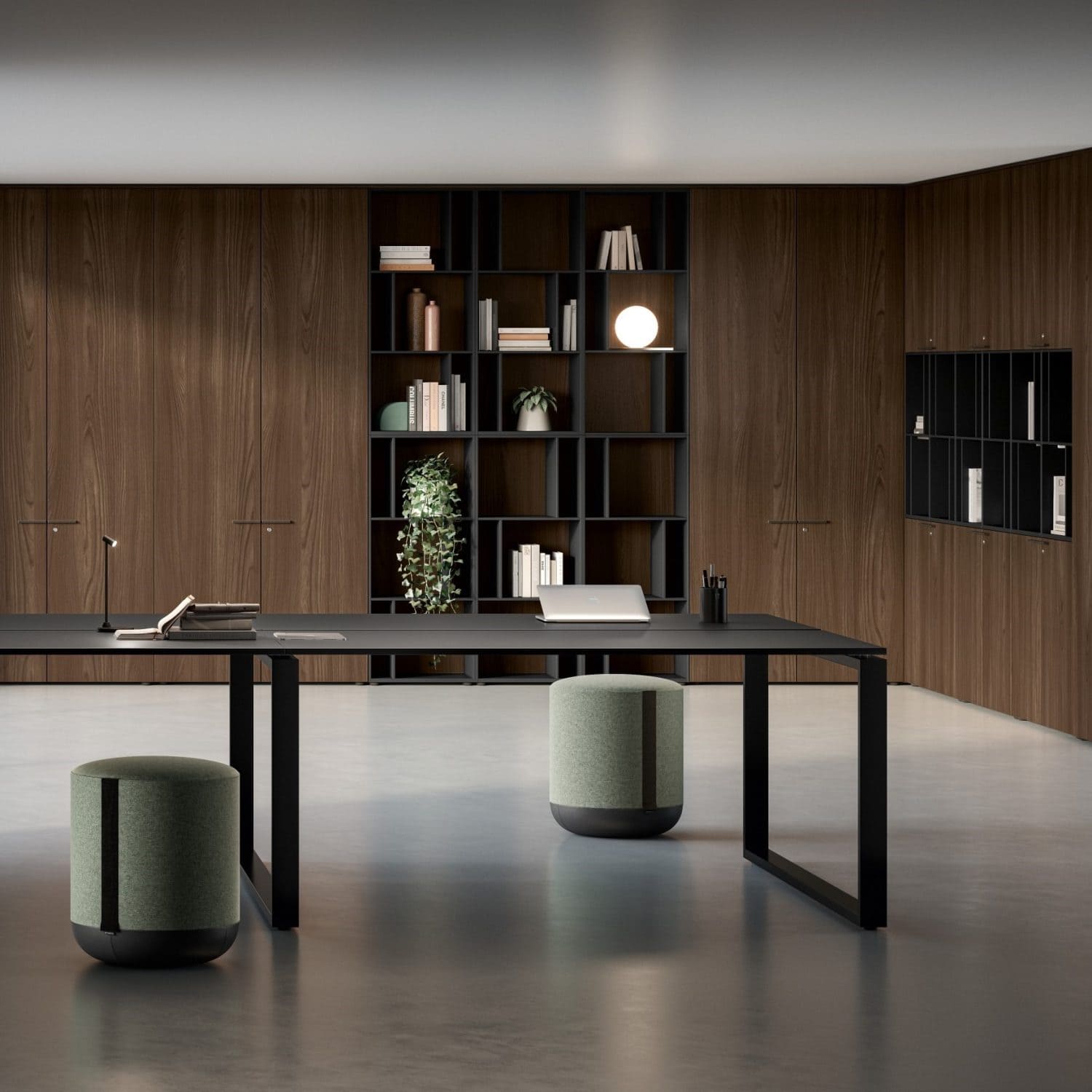 Armoires avec étagères et portes battantes | ABA