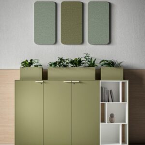 Armoires avec étagères et portes battantes | ABA