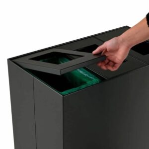 Poubelles à tri 3x50 L | MAXIMO