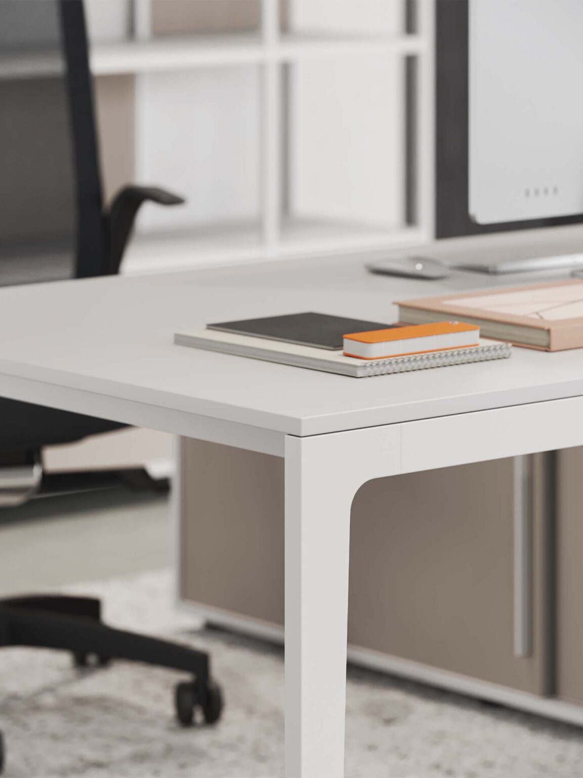 Directional desk | AL PLUS - Wooh Original Office Store