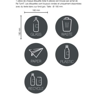 Poubelle à tri 125 L | RE TURNIT +