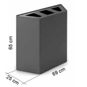 Poubelles à tri 3x30 L | LINEAR