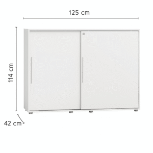 Armoire avec étagères à portes coulissantes | BE ONE