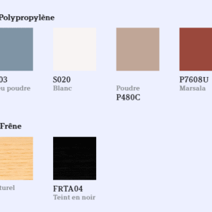 Tabouret haut assise polypropylène | KLEJN