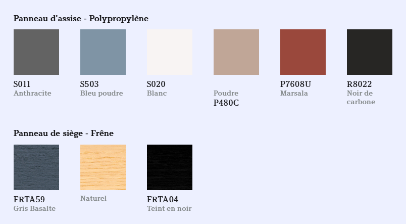 Tabouret haut assise polypropylène | KLEJN