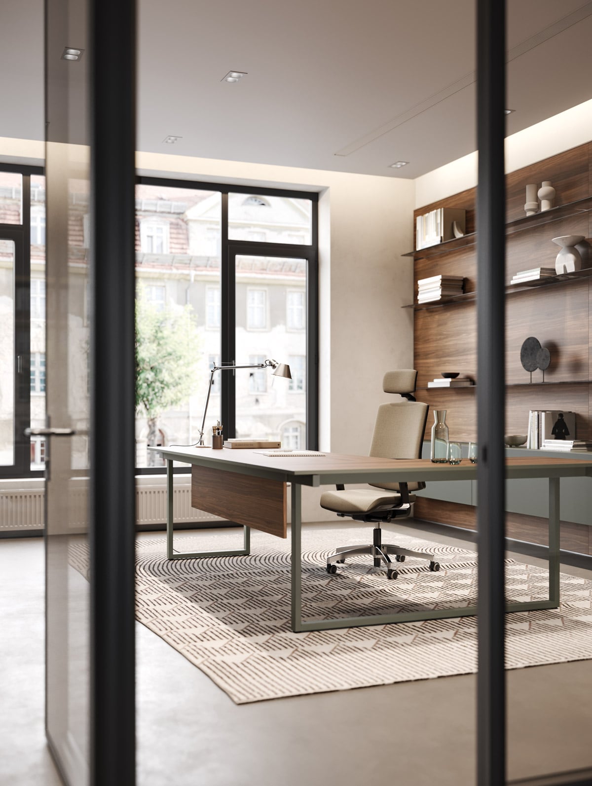 Bureau avec retour en angle | BE ONE