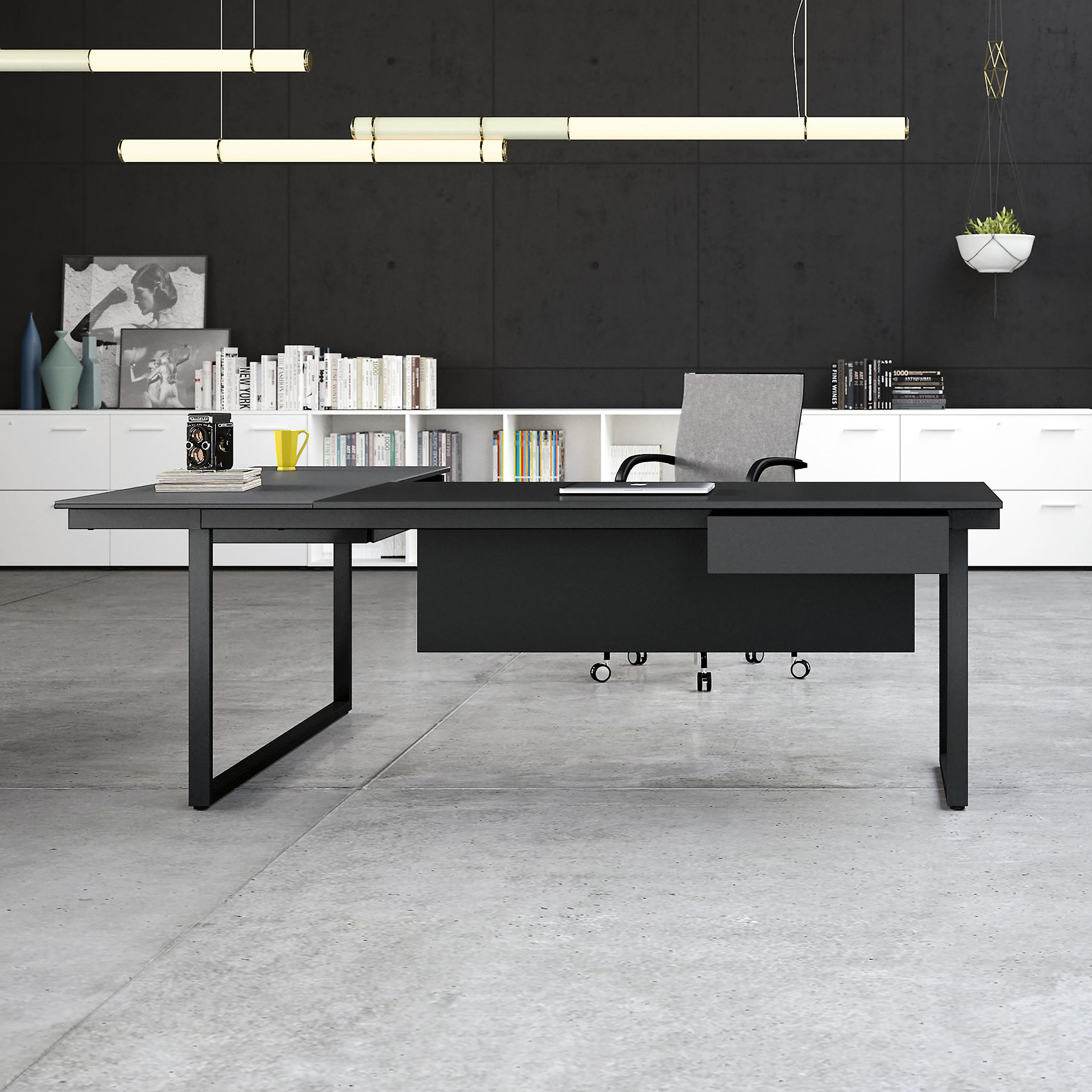 Bureau avec retour en angle | BE ONE