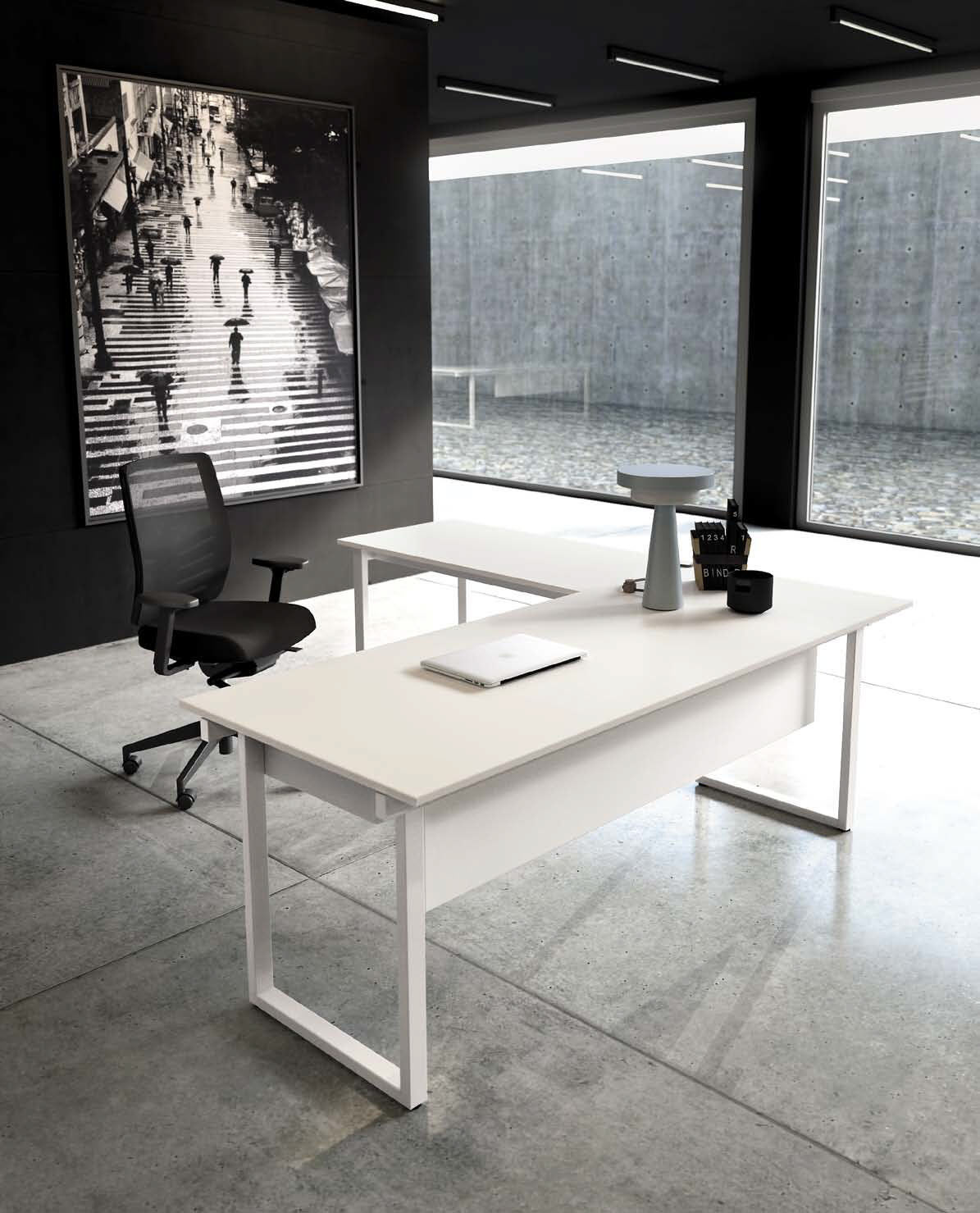 Bureau avec retour en angle | BE ONE