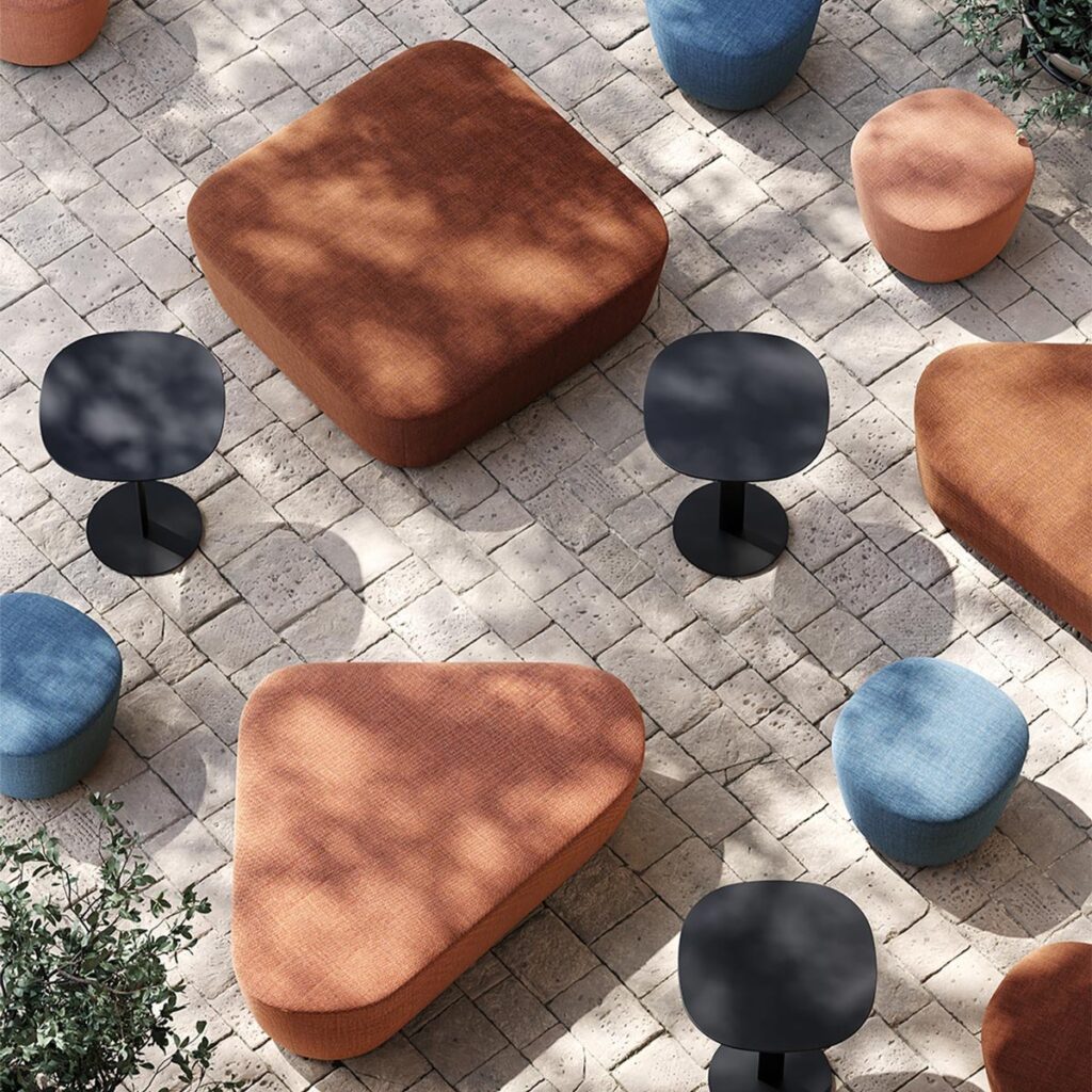 Pouf en L | RADAR Chaises de bureau de type poufs