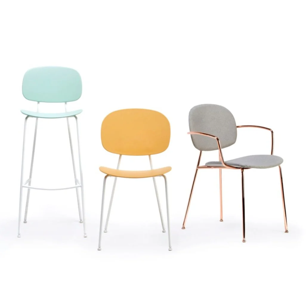Tabouret haut tapissé | TONDINA POP
