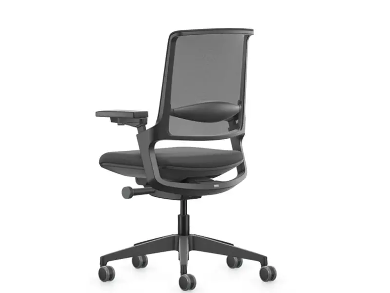 Se7en LX005 - Chaise de bureau ergonomique avec accoudoirs – Image 2