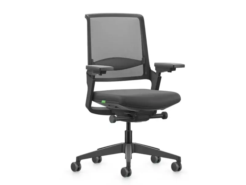 Se7en LX005 - Chaise de bureau ergonomique avec accoudoirs – Image 6