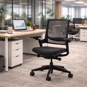 Se7en LX005 - Chaise de bureau ergonomique avec accoudoirs