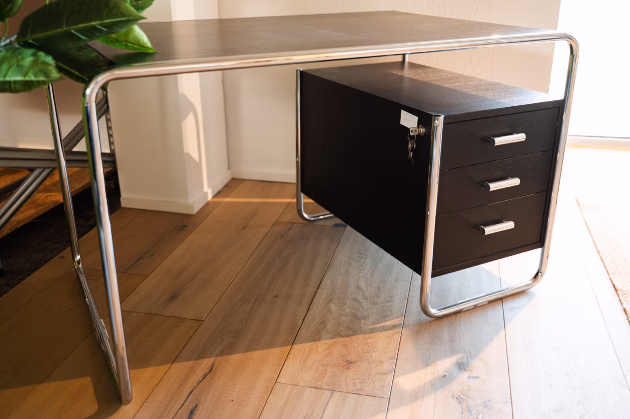 Bureau Thonet S 285/2 – Acier chromé – Image 3