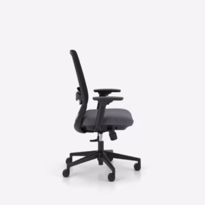 Chaise de bureau ergonomique Elovie Nowy Styl, assise grise (vue 4)