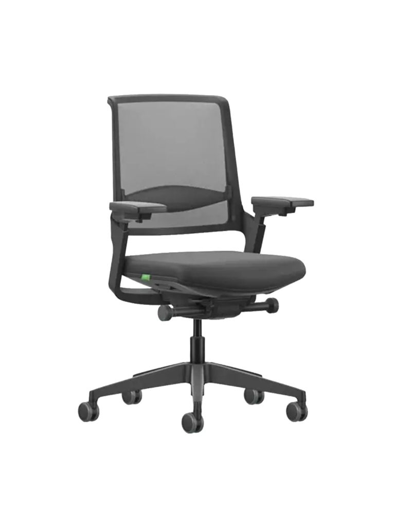 Se7en LX005 - Chaise de bureau ergonomique avec accoudoirs